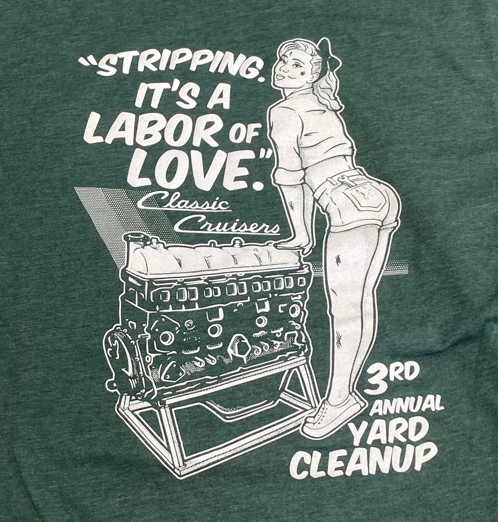 "Labor of Love" Stripper Party 2023 T-Shirt - Short Sleeve