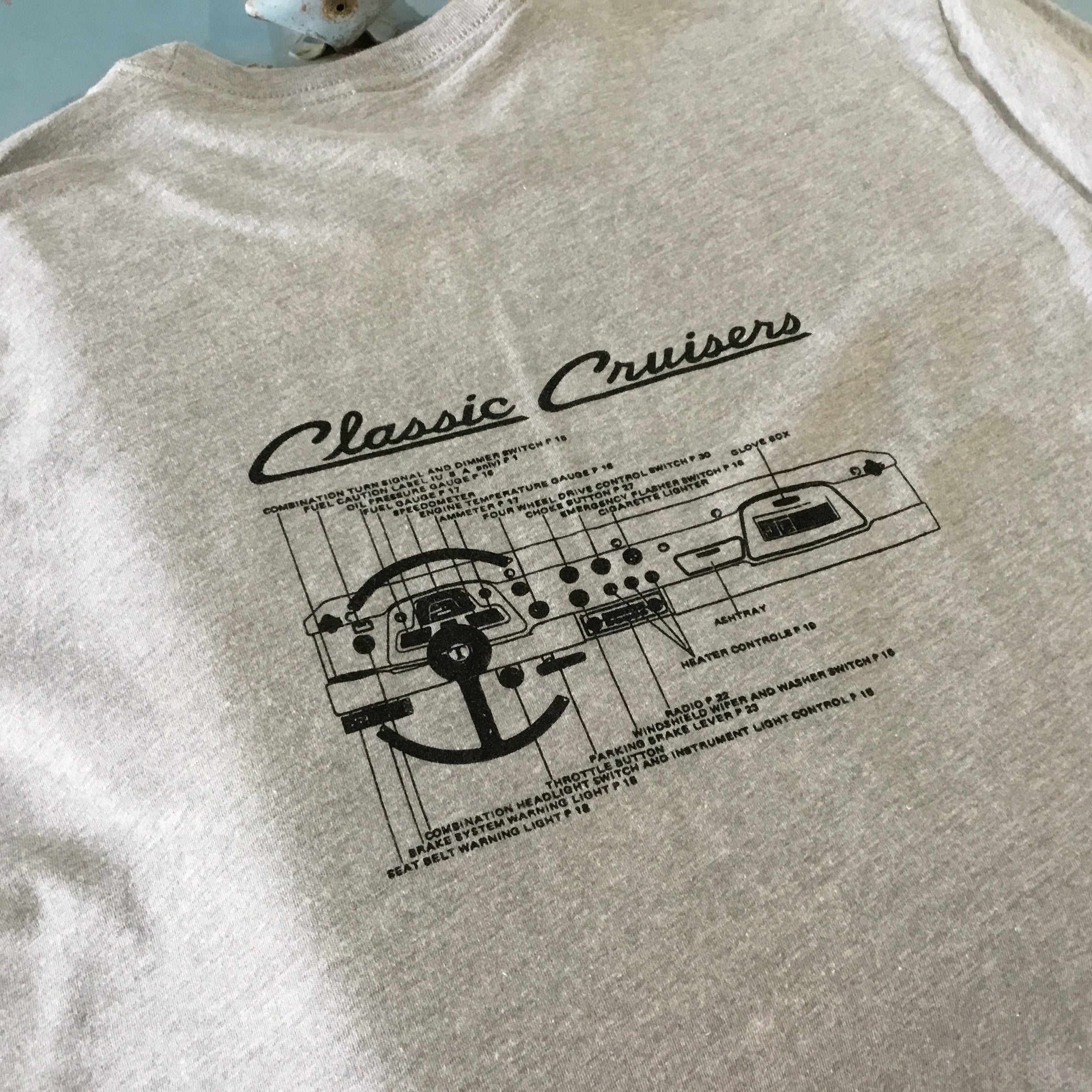 Retro Land Cruiser FJ40 Vintage Style Tri-Blend Short Sleeve t-Shirt